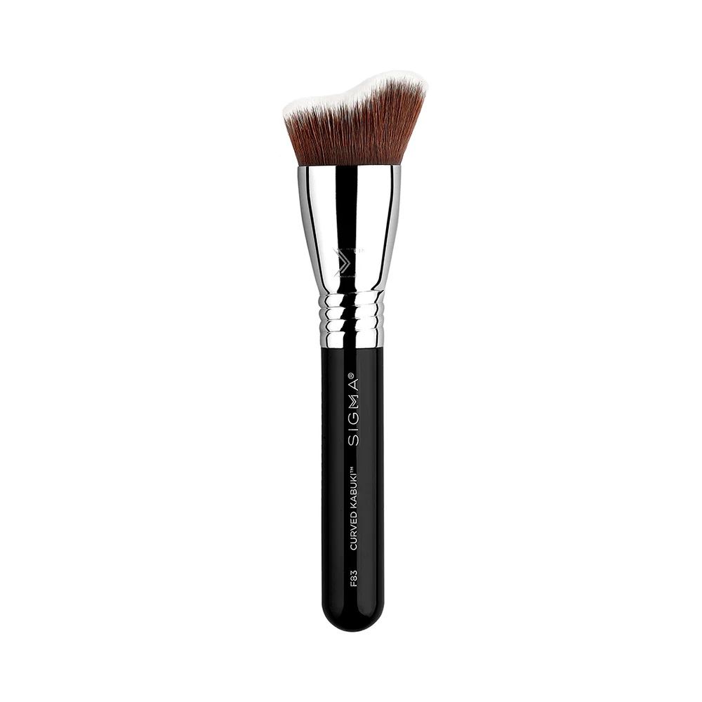 SIGMA F83 Curved Kabuki Cheek/Face Makeup Brush