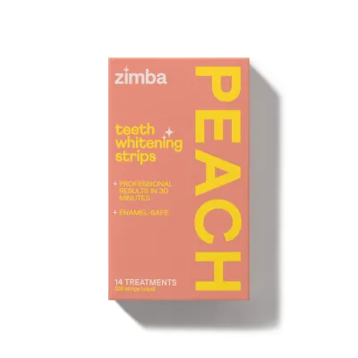 Zimba Teeth Whitening Strips Peach
