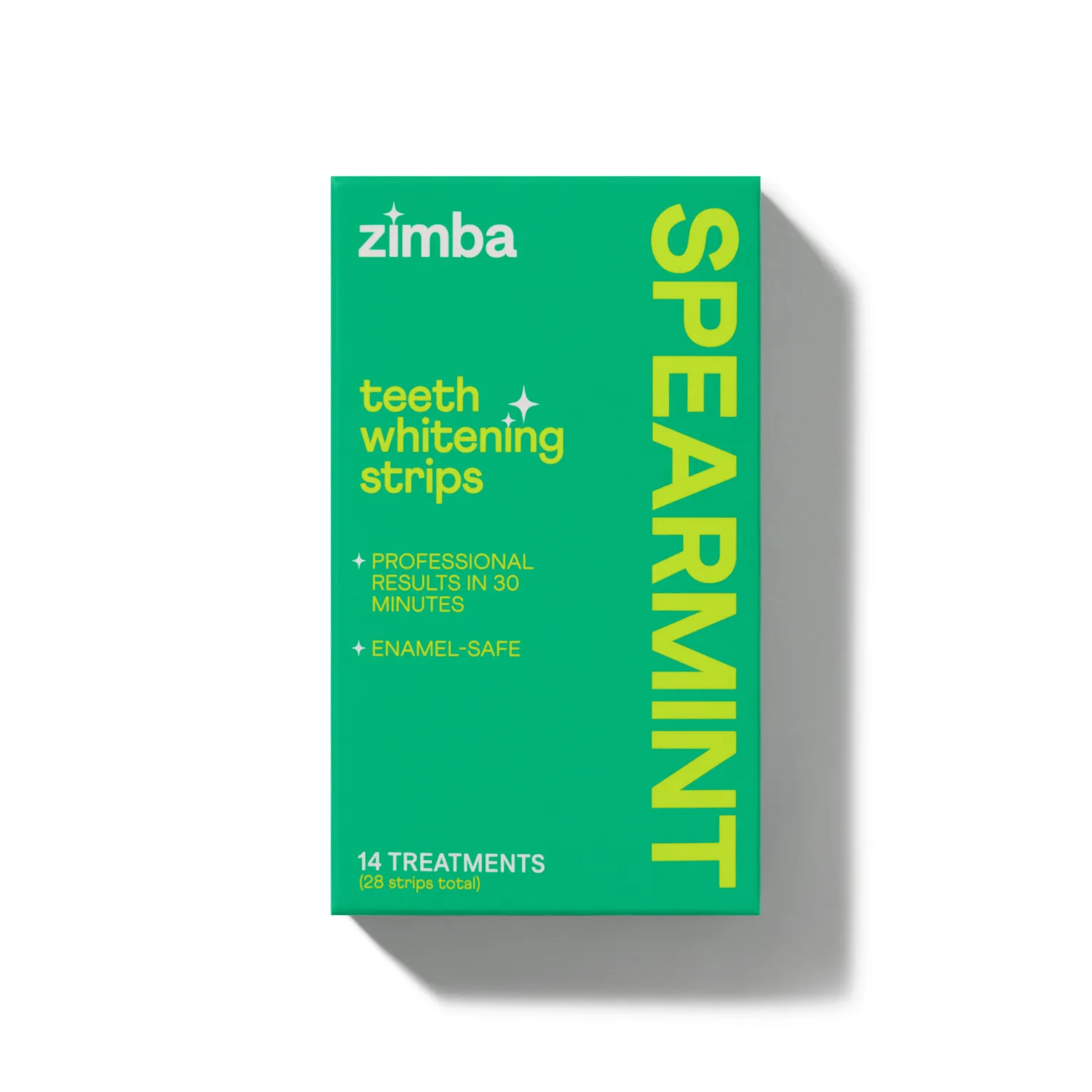 Zimba Teeth Whitening Strips Spearmint