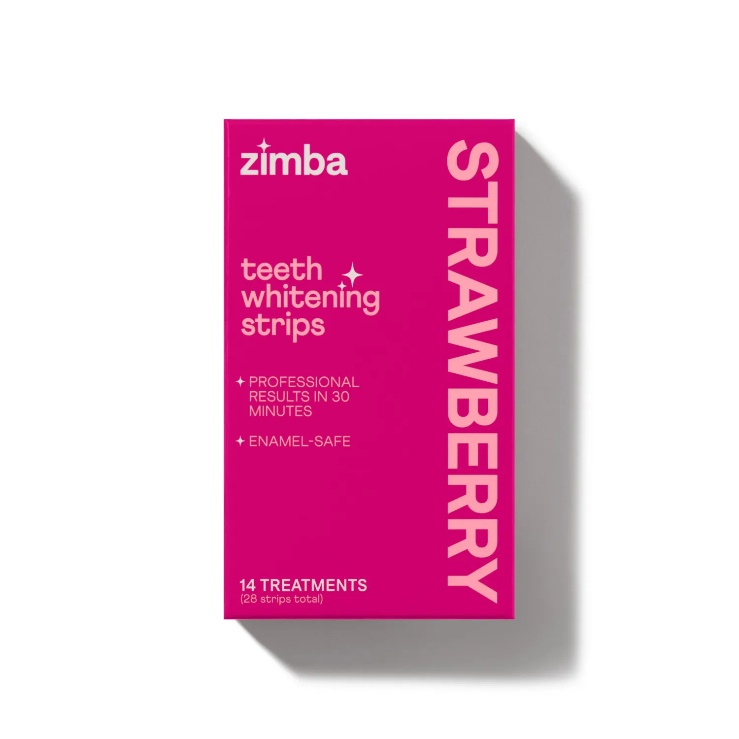 Zimba Teeth Whitening Strips Strawberry