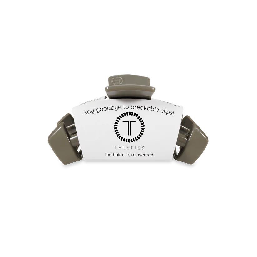 TELETIES Classic Hair Clip Tiny Sage It Ain't So