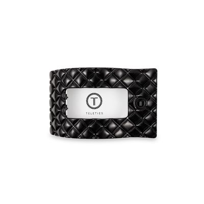 Teleties Jet Black Quilted Small