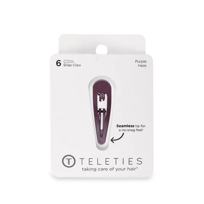 Teleties Snap Clips 6 Pack Purple Haze