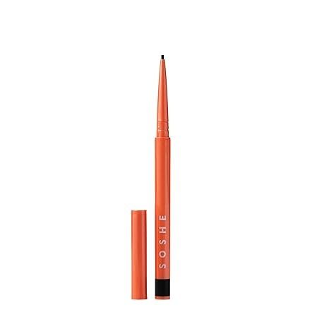 SOSHE Beauty Refillable Waterproof Precision Eyeliner- True Black Checkmate
