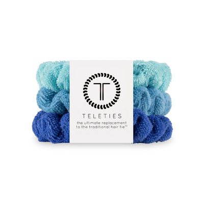 Teleties Terry Cloth Hair Scrunchies Large Bora Bora