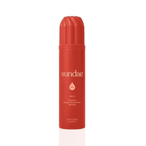 Sundae Exfoliating Whipped Shower Foam With AHA Berry