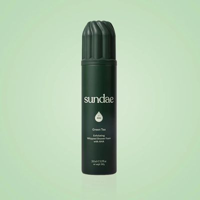 Sundae Exfoliating  Whipped Shower Foam With AHA Green Tea