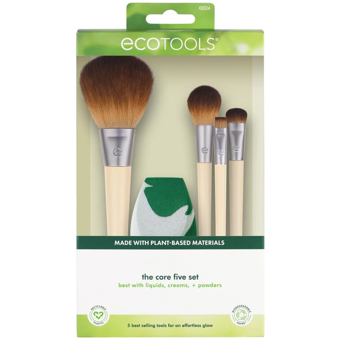 ecotools The Core Five Brush &amp; Sponge Set