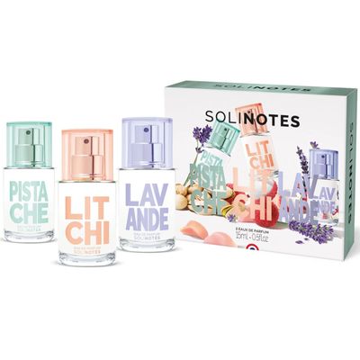 Solinotes Mini Gift Set Pistachio Litchi Lavander