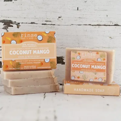 rinse Bath &amp; Body Coconut Mango Hand &amp; Body Soap