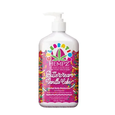 Hempz Buttercream Vanilla Cake Body Moisturizer 17 oz