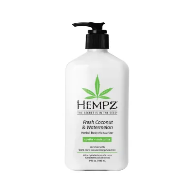 Hempz Fresh Coconut &amp; Watermelon Herbal Body Moisturizer 17 oz