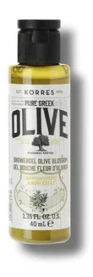 KORRES Pure Greek Olive Shower Gel Olive Blossom 40mL Travel Sz
