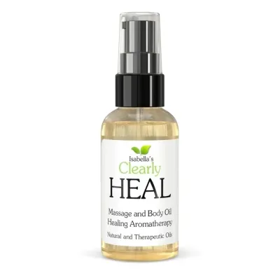 CLEARANCE Isabella's Clearly - Clearly HEAL, Healing Aromatherapy Massage and Body Oil