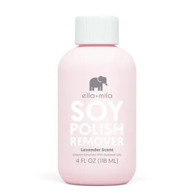 Ella + Mila Soy Polish Remover Lavender Scent