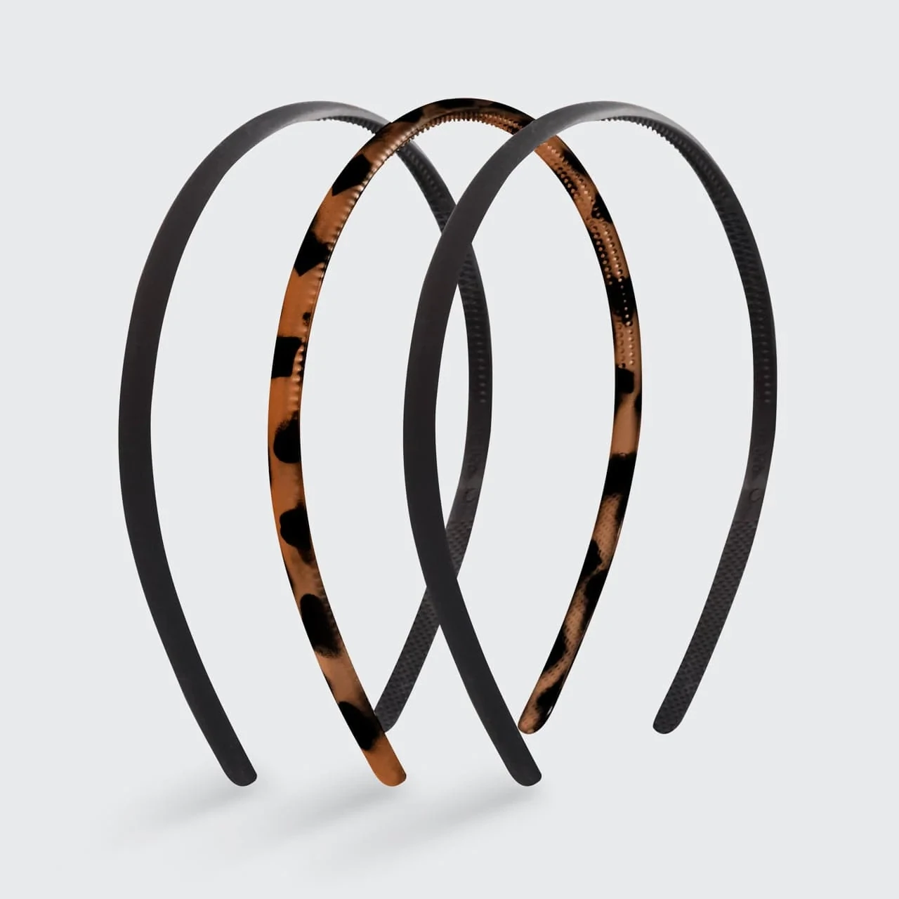 KITSCH - Recycled Plastic Thin Non-Slip Headbands 3pc