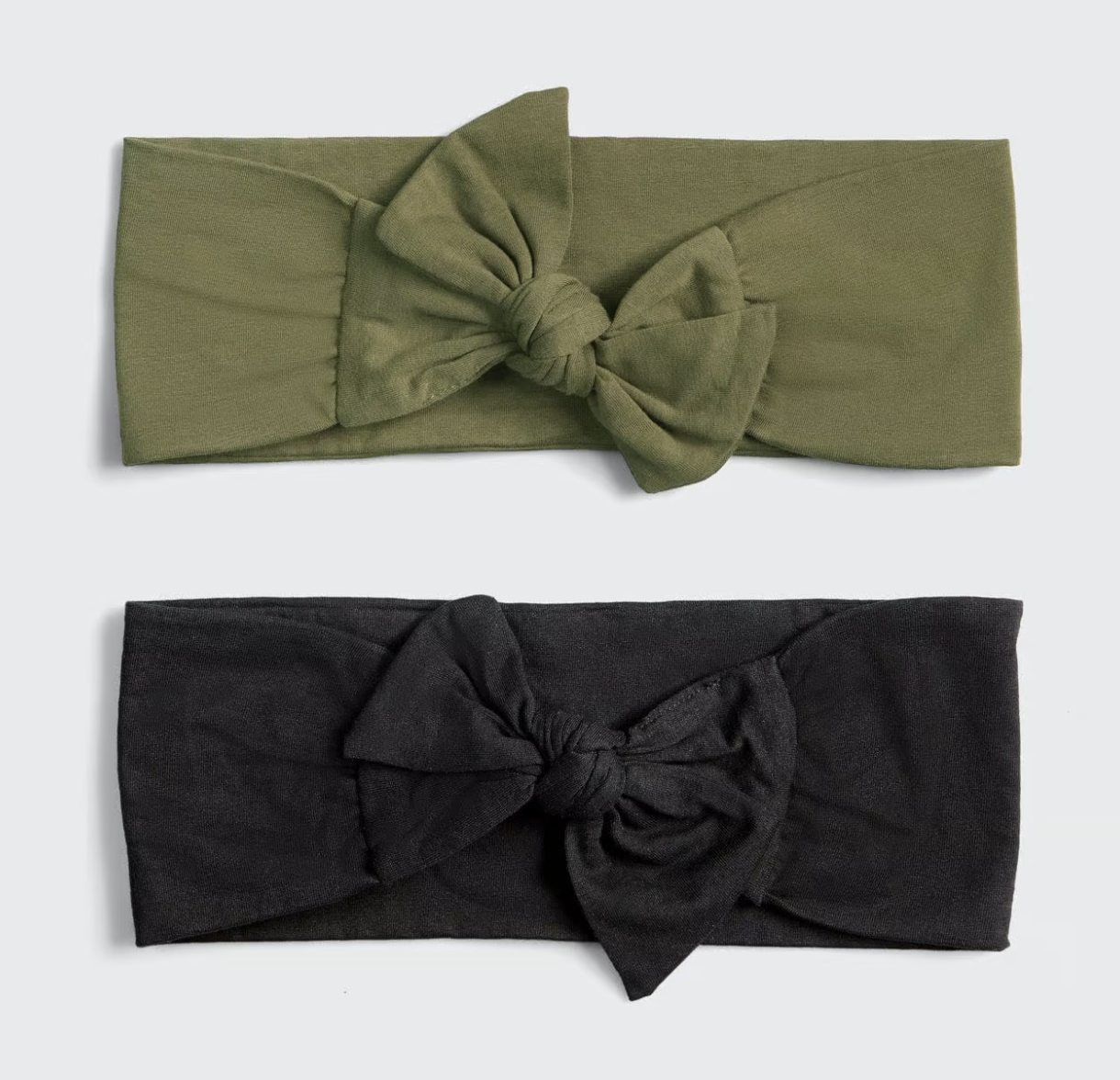 kitsch Cotton Adjustable Headband 2pc - Moss
