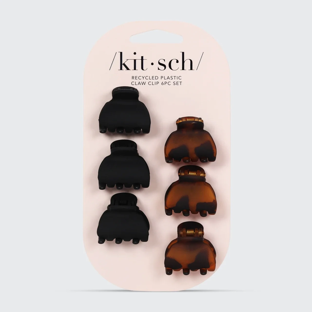 KITSCH - Recycled Plastic X-Small Claw Clips 6pc