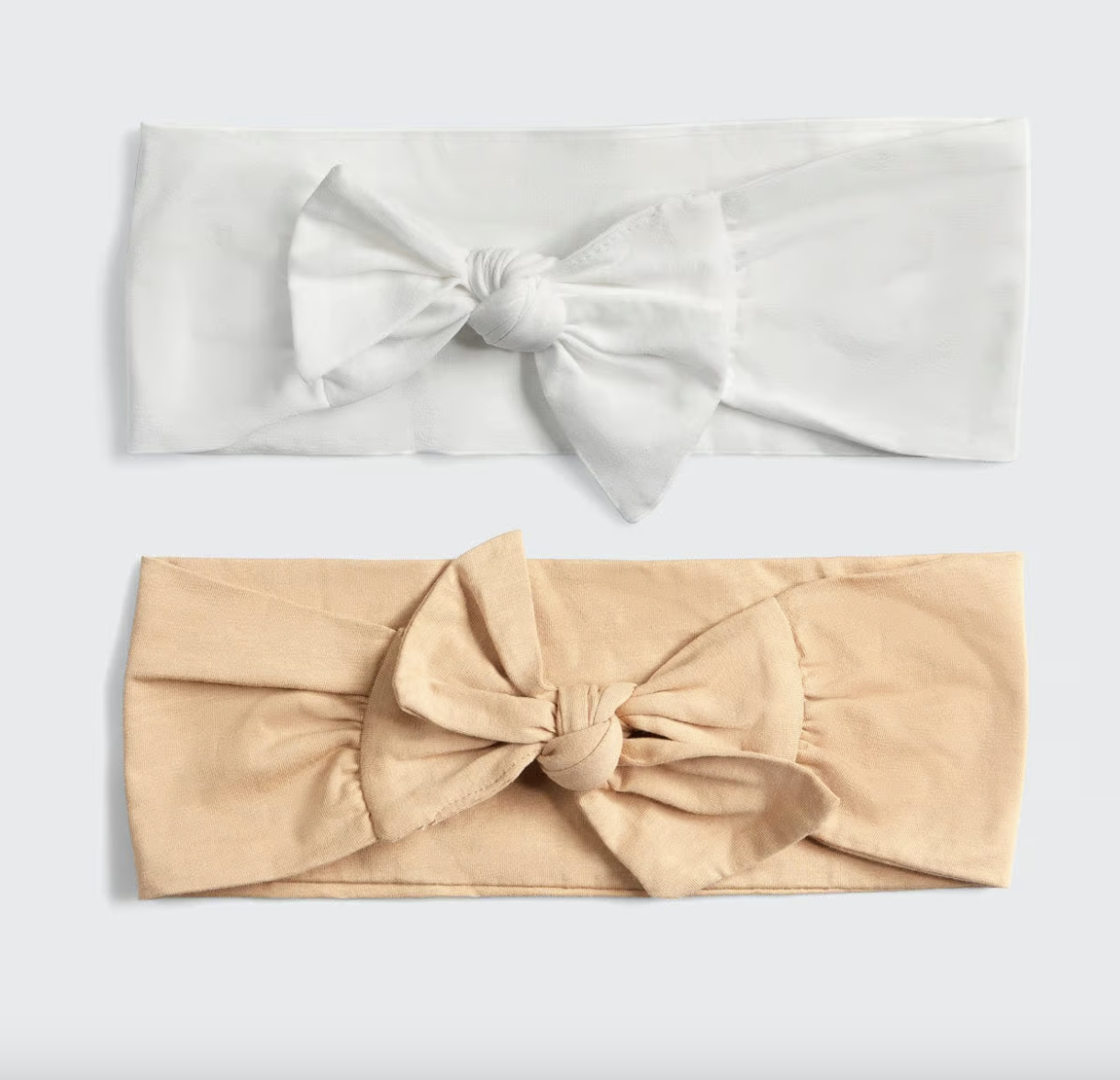 kitsch Cotton Adjustable Headband 2pc - Sand
