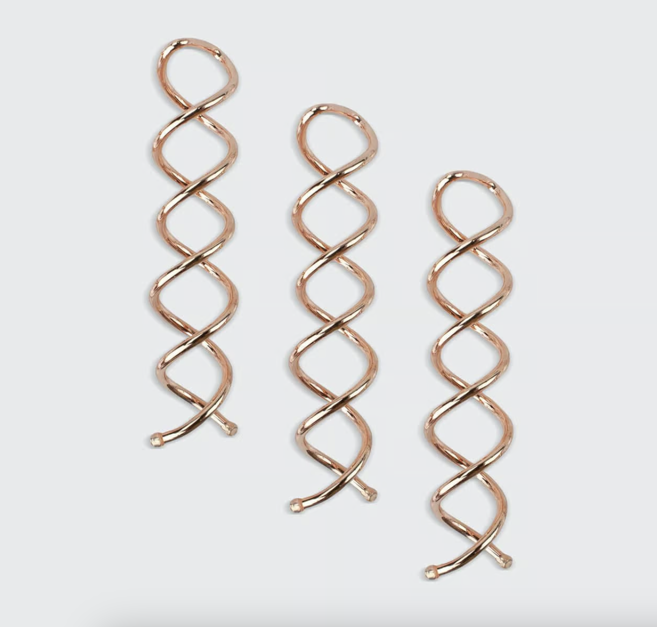 kitsch Bun Twist 3pc - Rose Gold