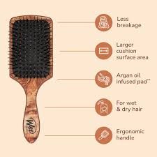 WetBrush Argan Shine Enhancer - Traditional Wood