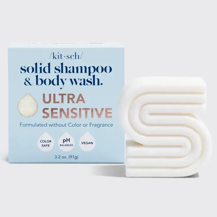 kitsch Solid Shampoo &amp; Body Wash Ultra Sensitive