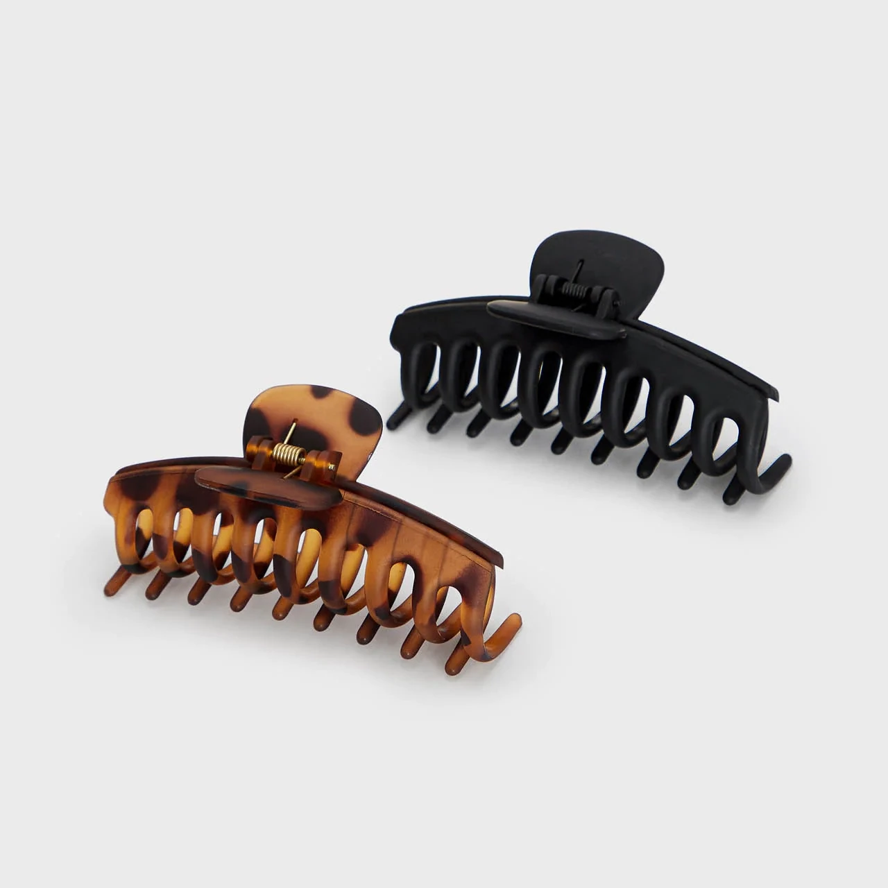 kitsch Oversized Matt Claw Clip 2 pc Set