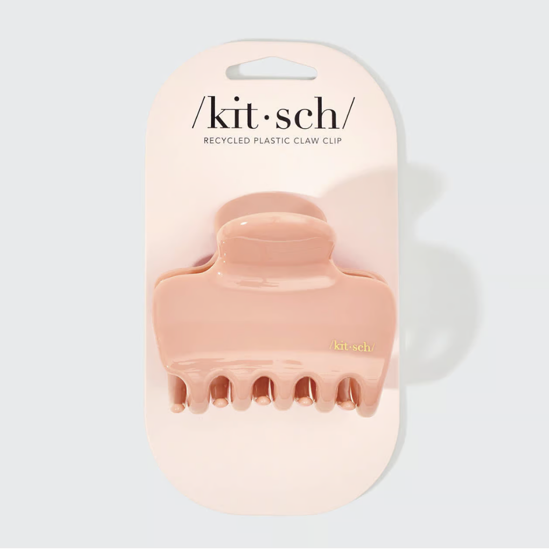 kitsch Recycled Plastic Puffy Cloud Clip- Rosewood