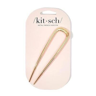 kitsch Metal French Hair Pin Gold