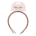 KITSCH Recycled Plastic Zig Zag Headbands 2pk