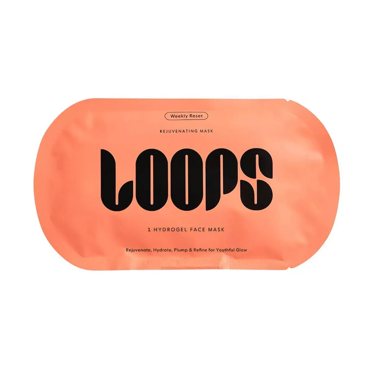 LOOPS Weekly Reset Rejuvenating Mask- 1 Hydrogel Face Mask