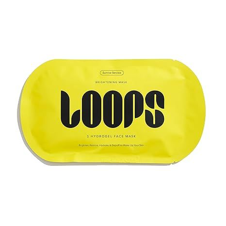 LOOPS Sunrise Service Brightening Mask- 1 Hydrogel Face Mask
