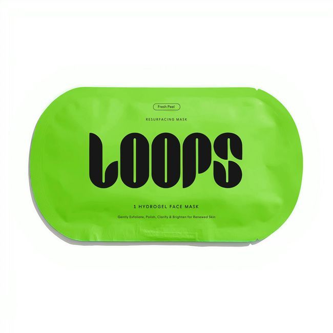 LOOPS Fresh Peel Resurfacing Mask- 1 Hydrogel Face Mask