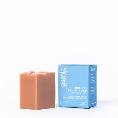 Osmia Rose Clay Facial Soap (Old or New Packaging)