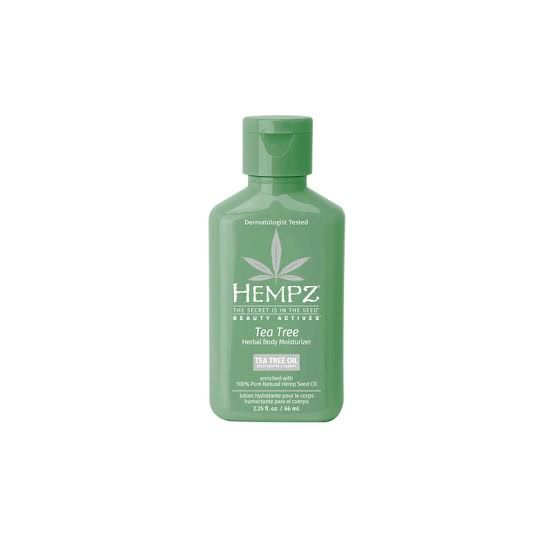 HEMPZ Tea Tree Herbal Body Moisturizer Travel Sz