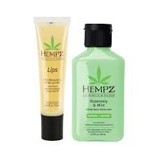 HEMPZ Herbal Bliss Kit Rosemary &amp; Mint Moisturizer + Lip Balm