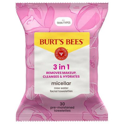 Burts Bees Micellar Rose Water Facial Towelettes
