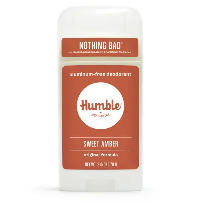 CLEARANCE Humble Aluminum Free Deodorant Sweet Amber 2.5 oz