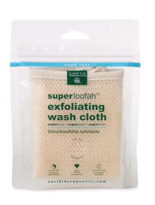 Earth Therapeutics Super Loofa Exfoliating Wash Cloth