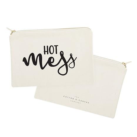 The Cotton &amp; Canvas Cosmetic Bag Hot Mess