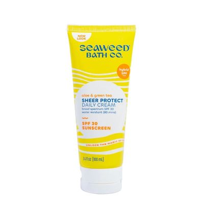 CLEARANCE Seaweed Bath Co. Sheer Protect Daily Cream Sunscreen Spf30 Exp 4/26
