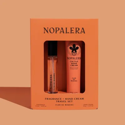NOPALERA Fragrance + Hand Cream Travel Set- Flor De Madera
