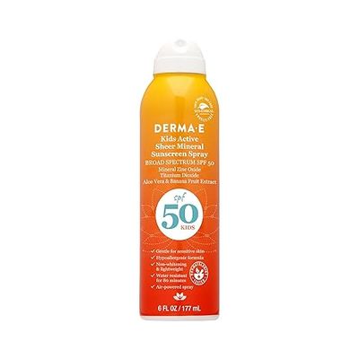 CLEARANCE Derma E All Sport Performance Sheer Mineral Sunscreen Spray Exp 5/26