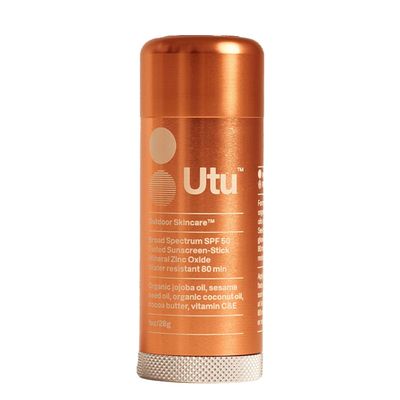 Utu Outdoor Skincare Spf 50 Lightly Tinted Mineral Sunscreen Stick