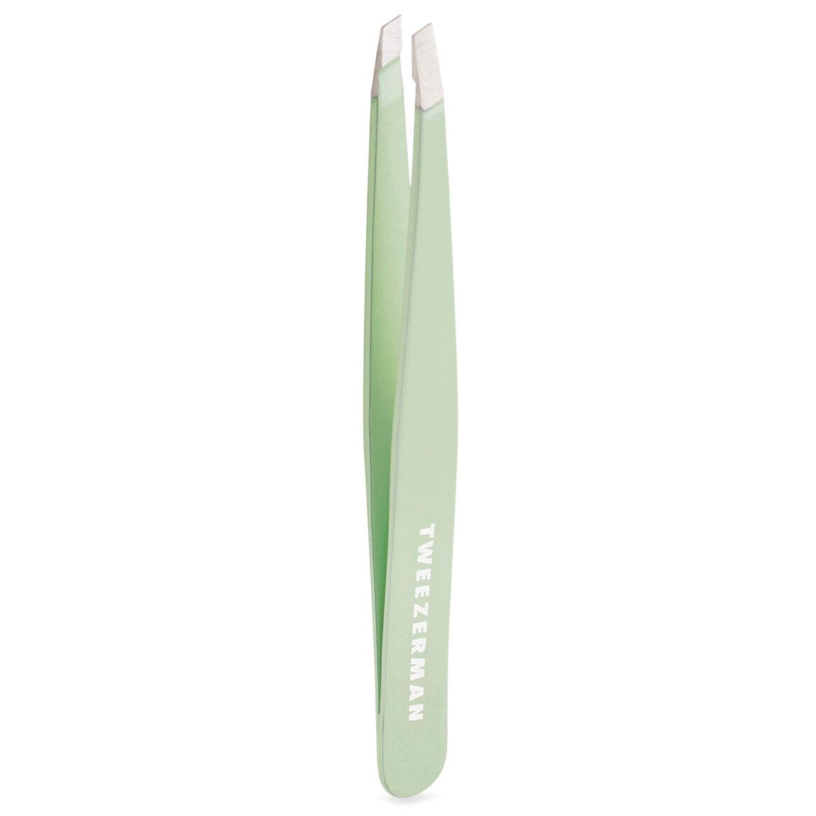 TWEEZERMAN Slant Tweezer Pistachio
