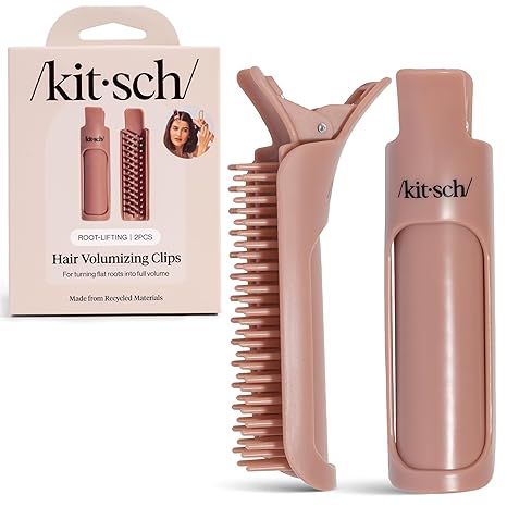 kitsch Hair Volumizing Clips- Terracotta