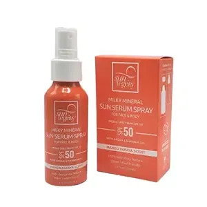 CLEARANCE Suntegrity Milky Mineral Sun Serum Spray Spf 50 Exp 7/26