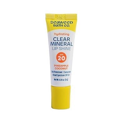 CLEARANCE Seaweed Bath Co Clear Mineral Lip Shine Spf20 Exp 6/26