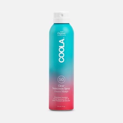Coola Clear Sunscreen Spray Spf 50 Guava Mango 6oz