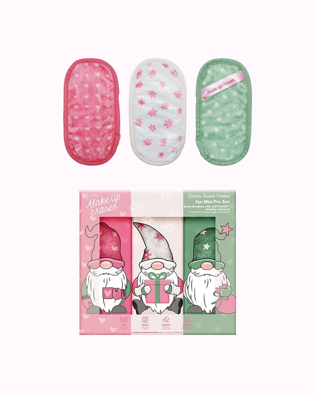The Original MakeUp Eraser Gnome Sweet Gnome 3pc Mini Pro Set